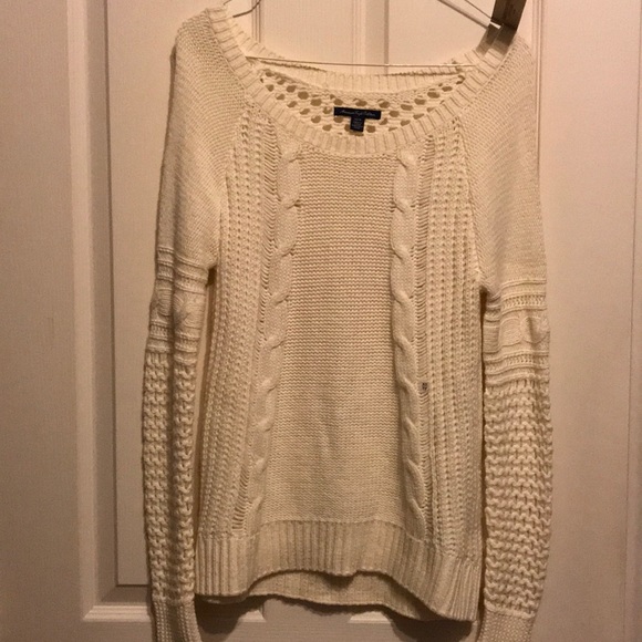 American Eagle Women’s XS White Knit Sweater (NWT) - Picture 1 of 5